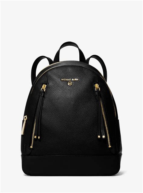 brooklyn backpack michael kors|brooklyn large pebbled leather backpack.